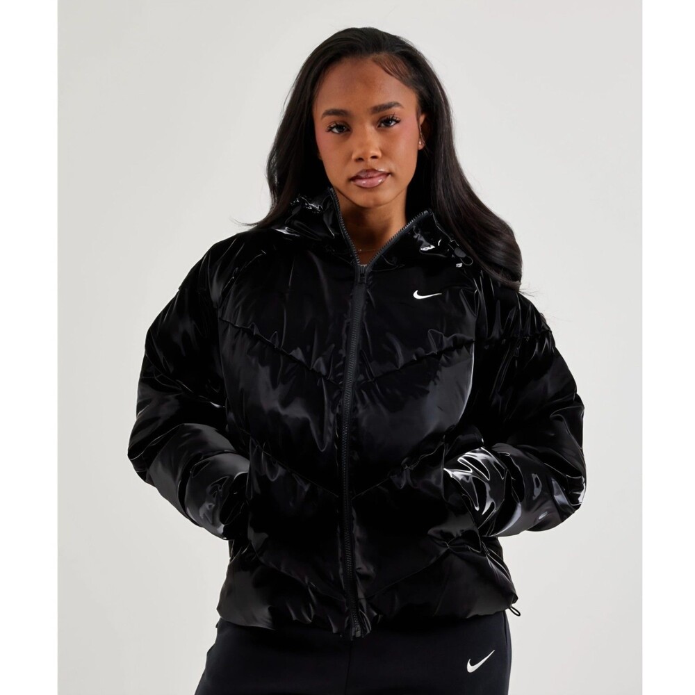 Nike Sportswear Therma-Fit SHINE Puffer Jacket HV5242-010 Women’s Size MEDIUM
